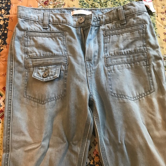 Wide leg blue jeans - Picture 1 of 2